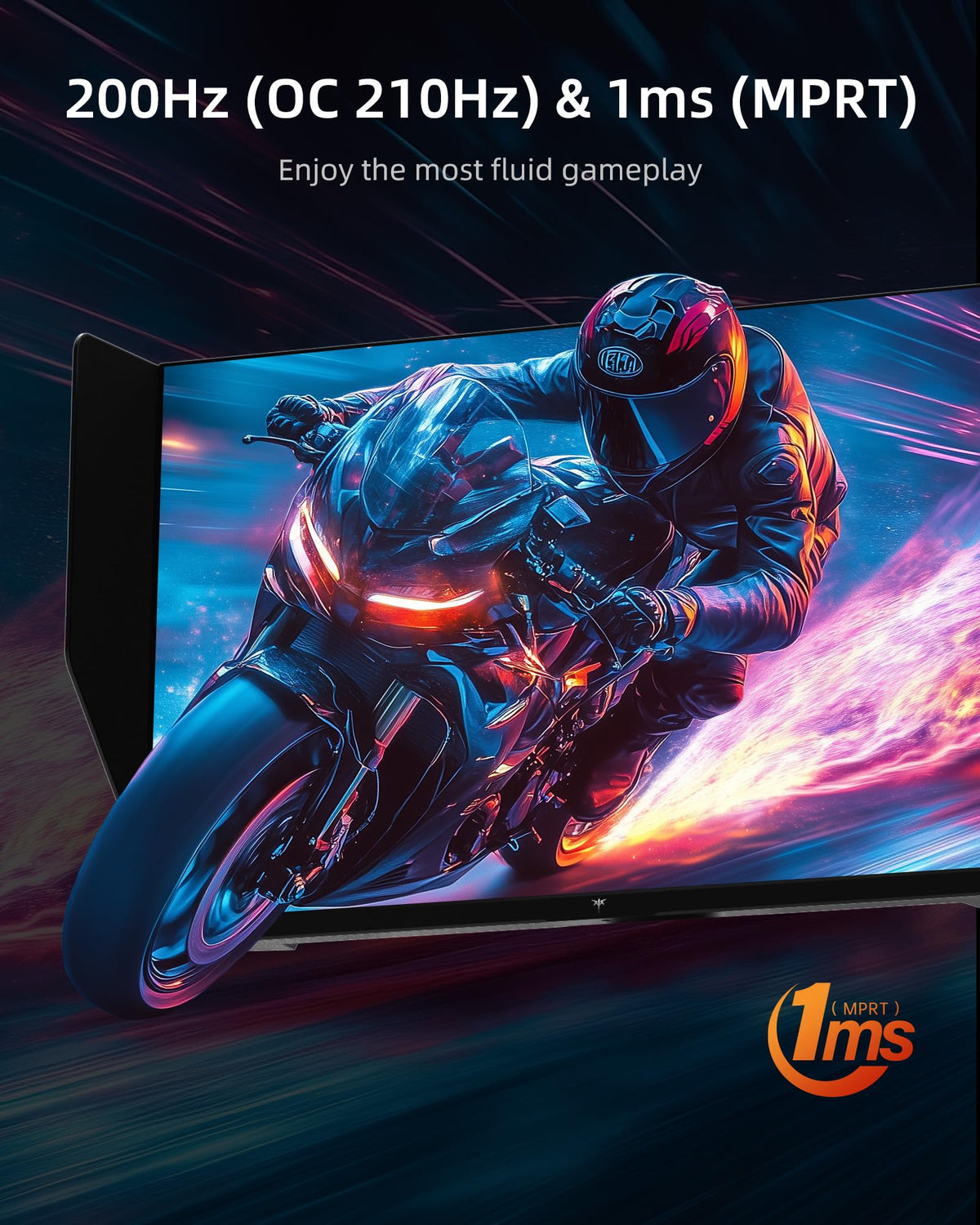 KTC 27M1 210Hz display supports ultra-smooth motion.