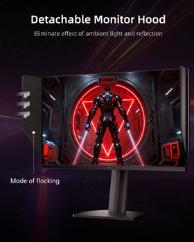 KTC 27M1 built-in speakers provide convenient desk-free audio.