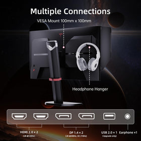 KTC 27M1 wide color coverage with vivid, accurate visuals