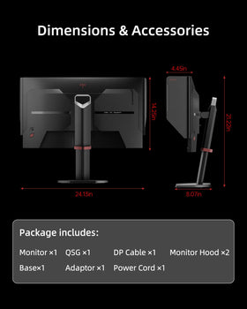KTC 27M1 desk setup shows a clean, compact design.