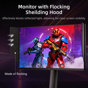KTC 27M1 height-adjustable stand enabling ergonomic positioning