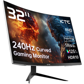 KTC 32-inch curved monitor with 240Hz for ultra-smooth gameplay