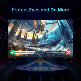 KTC 32-inch curved monitor VESA mount ready for easy installation