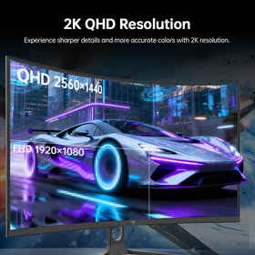 KTC 2K panel with wide color gamut brings richer greens and deeper blacks.