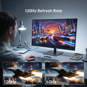 KTC frameless bezel monitor enabling seamless multi-monitor layouts.