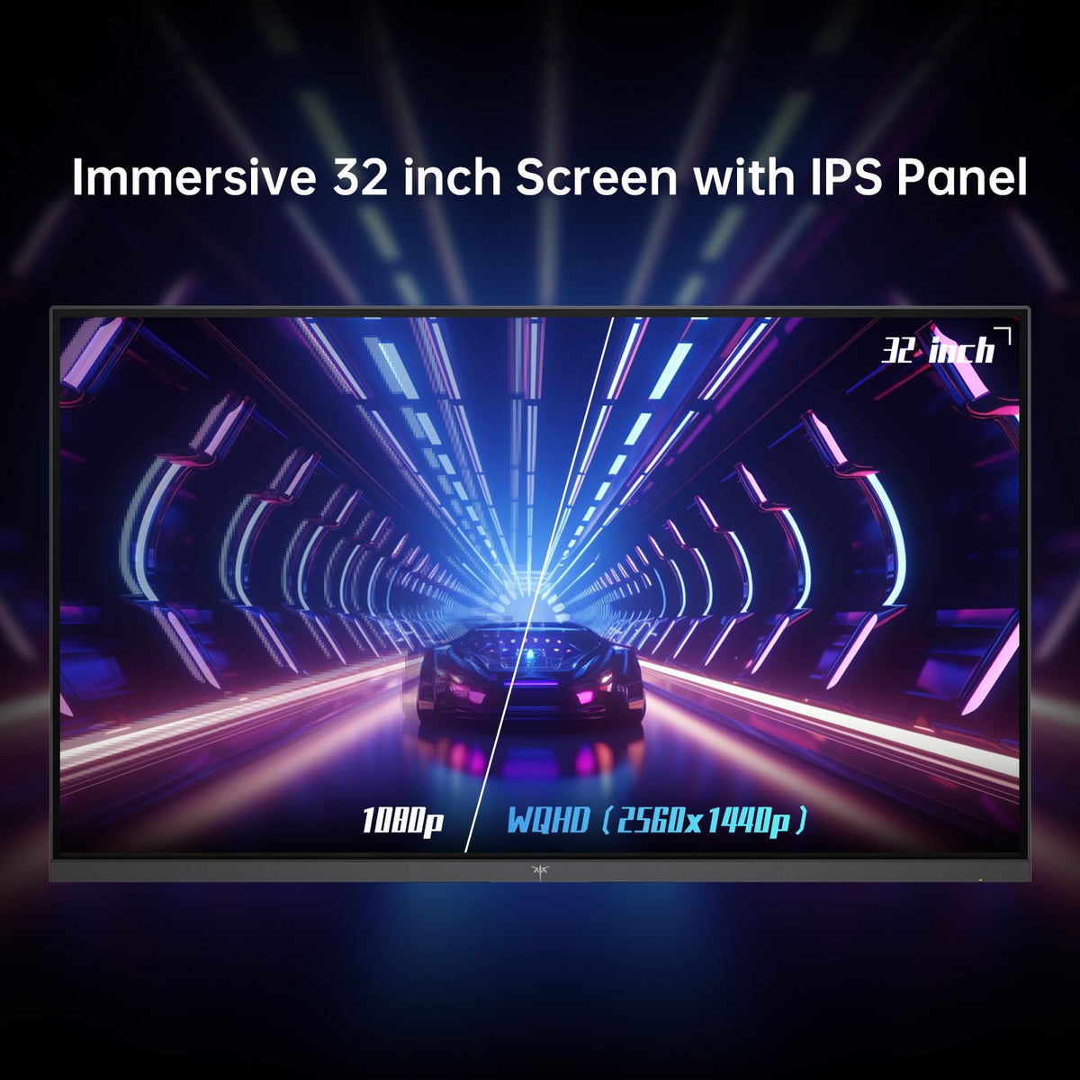 KTC HDR with 109% sRGB delivers vivid colors and strong contrast.