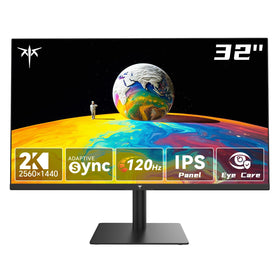 KTC 32-inch monitor with immersive 2K display for productive work setups.