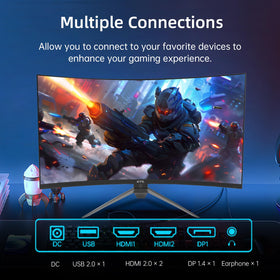 KTC 32-inch 240Hz curved monitor demonstrates 178-degree viewing angle for wide audiences.
