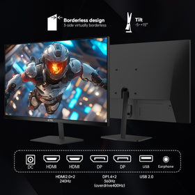 KTC 400Hz refresh rate enables ultra-smooth motion in fast games