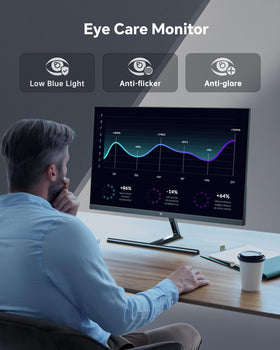 KTC blue-light reduction and flicker-free tech protects eyes during long sessions.