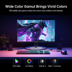 KTC built-in speakers visible, emphasizing convenient multimedia playback.