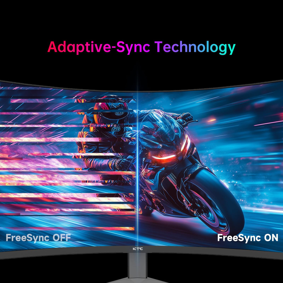 KTC 240Hz DP support keeps fast action fluid