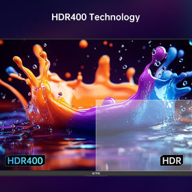 KTC monitor connectivity close-up with two HDMI and two DP ports for flexible setup.