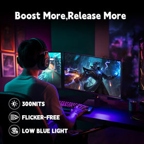 KTC Gaming Monitor 27-inch blue-light filter to reduce eye strain