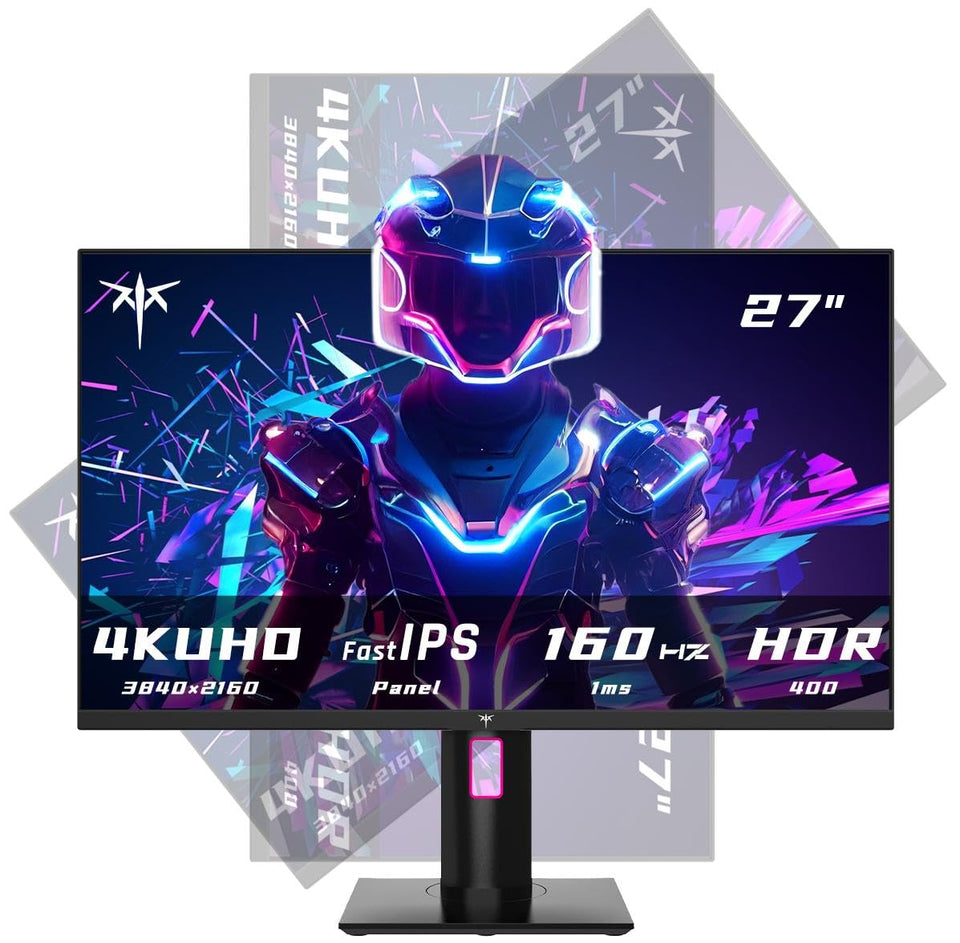 KTC H27P22S front view highlights 4K clarity for immersive gaming