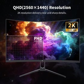 KTC H27S5C 1440p resolution close-up highlights sharp details.