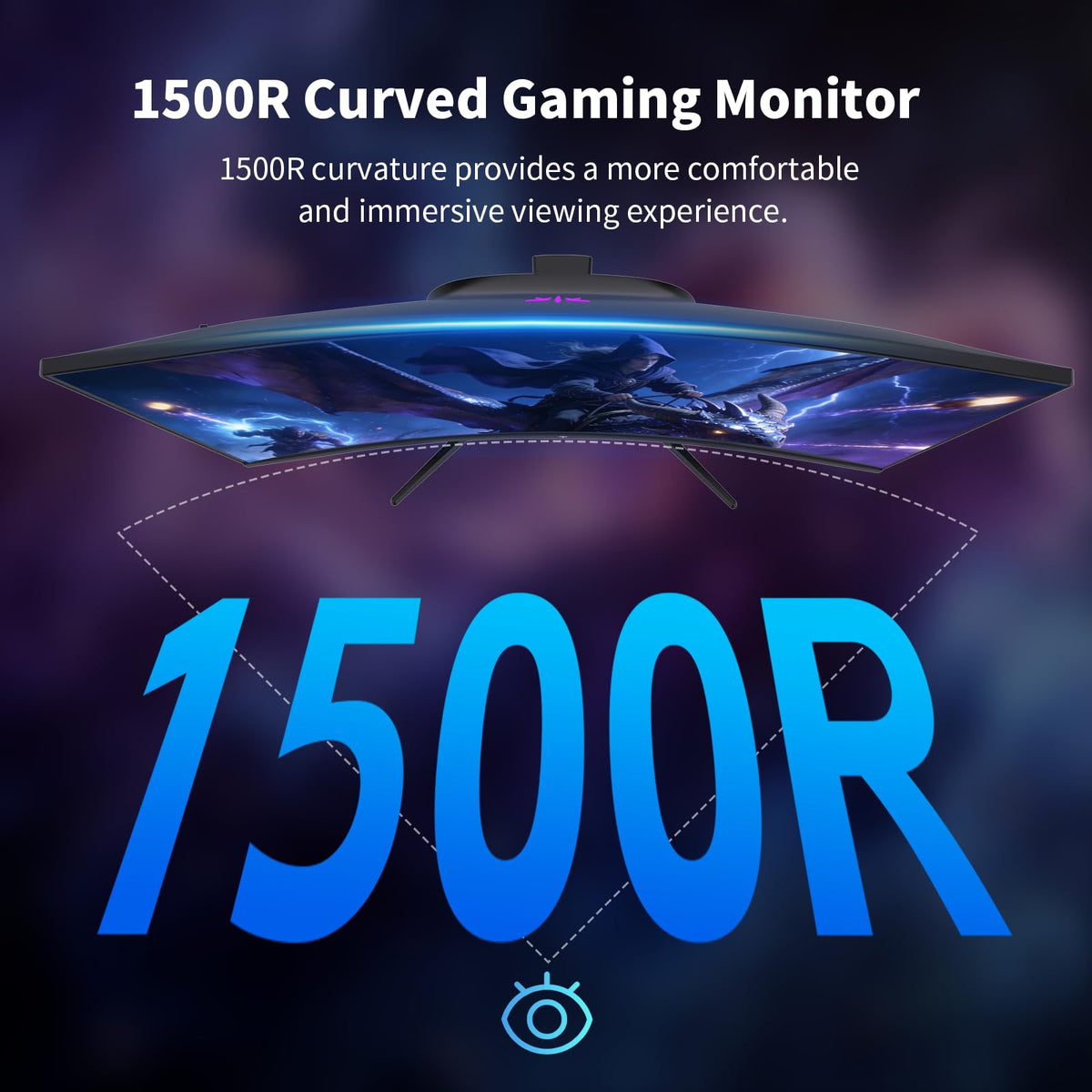 KTC H27S5C 1500R curve enhances immersion.