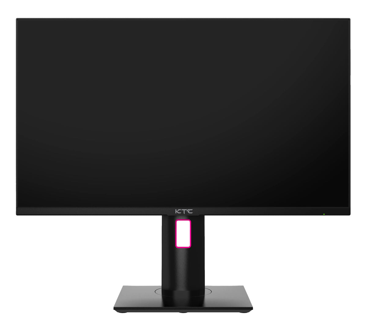 KTC H27T22 27-inch ergonomic stand enables tilt, swivel, and height adjustment.