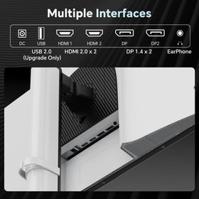 KTC H27T6 VESA mount compatibility supports flexible desk setups.