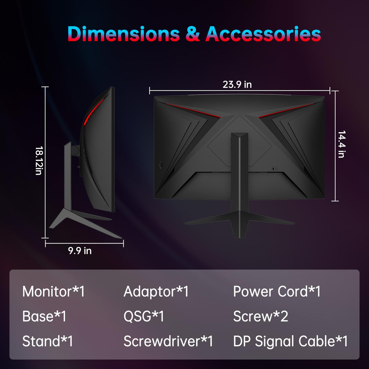 KTC immersive curved monitor ideal for gaming and productivity tasks.