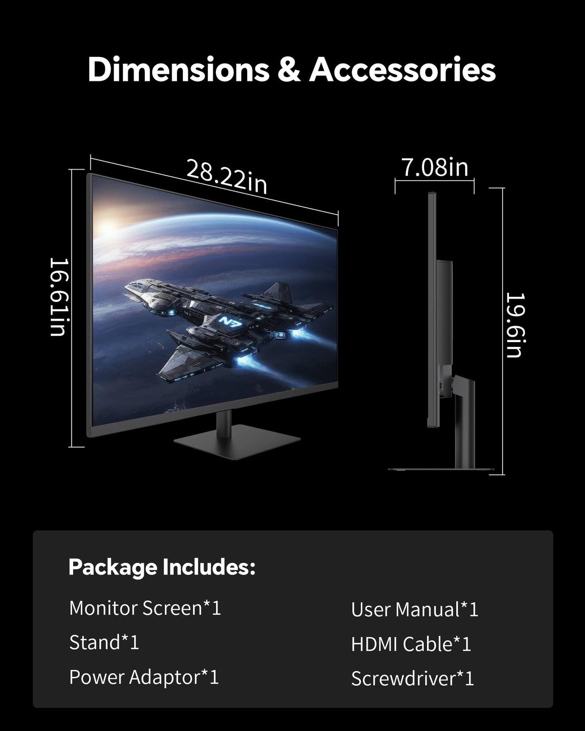 KTC 32-inch monitor with wide angles supports comfortable multitasking and entertainment