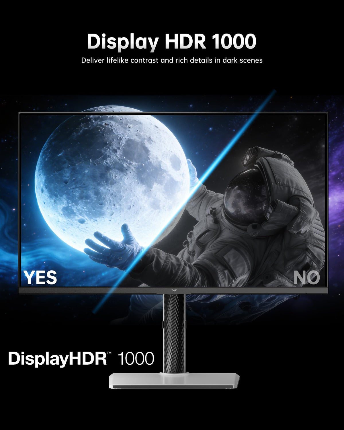 KTC M27T6S 200Hz refresh rate enables smoother motion in fast games