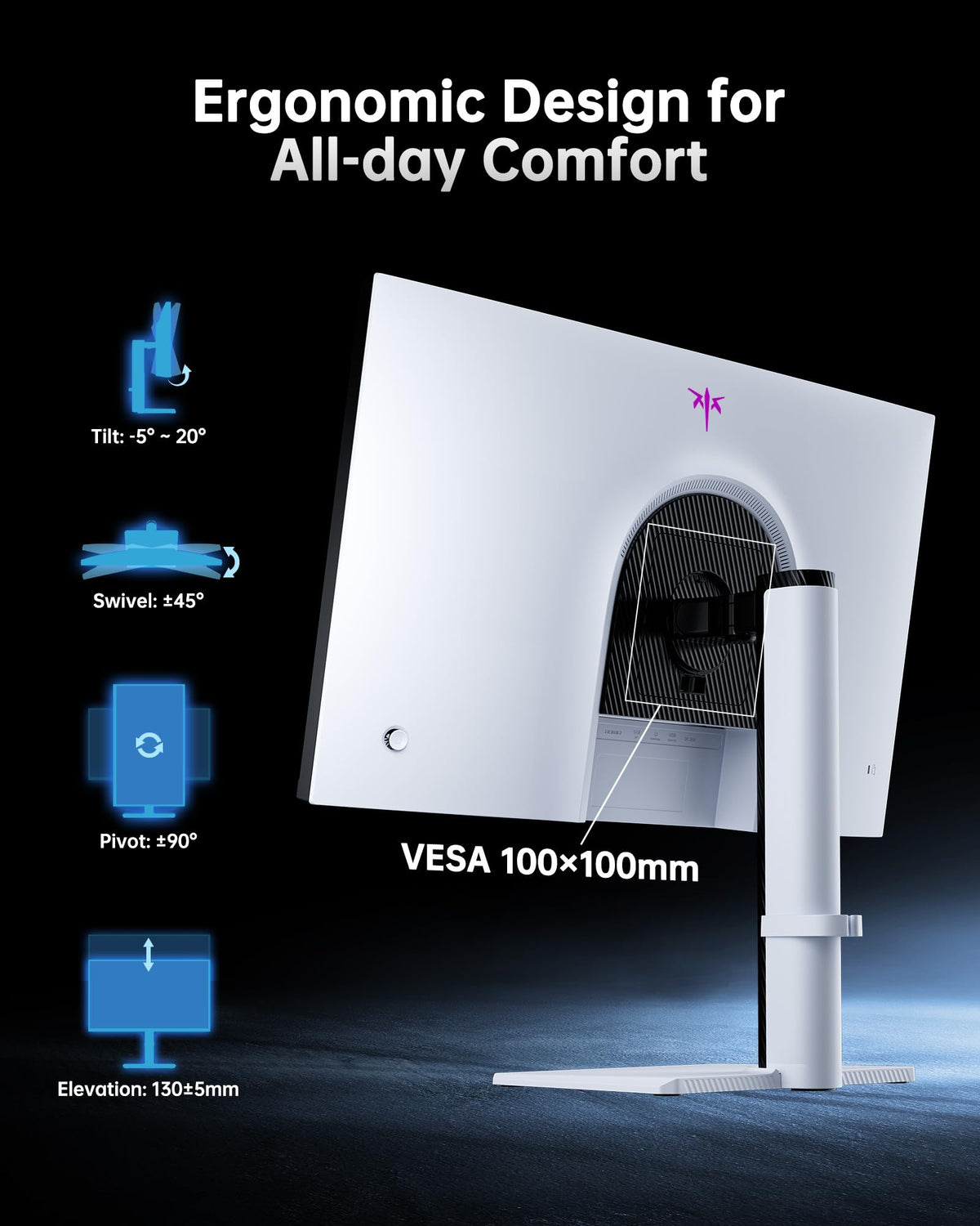 KTC M27T6S DP and HDMI ports support versatile, flexible setups