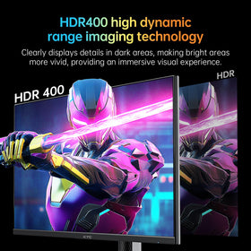 KTC Monitor 27-inch white IPS panel delivers accurate hues and wide viewing angles.