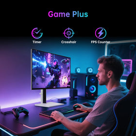 KTC 90W Type-C port for single-cable charging and data transfer