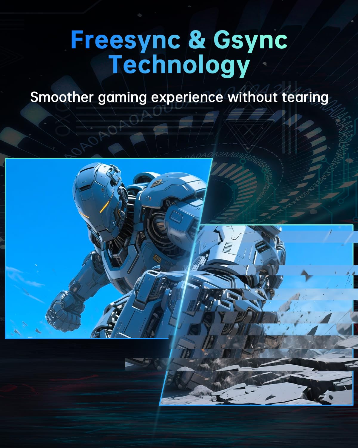 KTC adaptive sync for tear-free, smooth gameplay across titles.