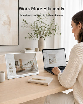 KTC portable monitor second-screen mode boosts productivity during meetings