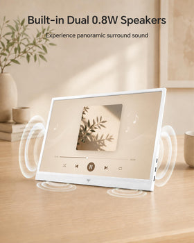 KTC portable monitor travel setup fits with laptops and consoles