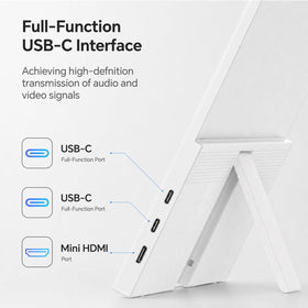 KTC portable monitor protective case and adjustable stand provide stable support on the go.