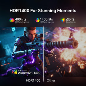 KTC QHD Mini-LED monitor 180Hz delivers smooth motion for fast-paced gameplay.