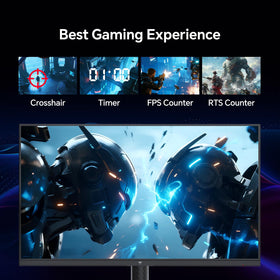 KTC QHD Mini-LED monitor ergonomic adjustability supports comfortable long sessions.