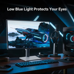 KTC QHD Mini-LED monitor VESA compatibility enables easy wall or arm mounting.