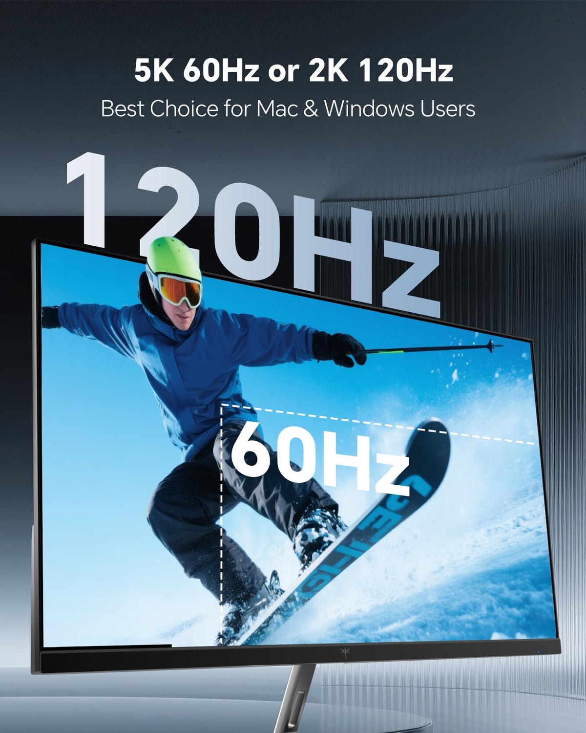 KTC USB-C 65W port supports single-cable connectivity for laptops.