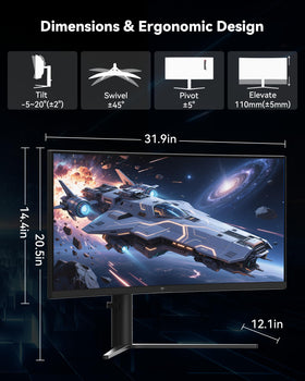 KTC ultrawide display suited for work and entertainment.