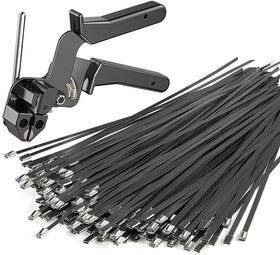 KTDSFA cable tie gun front view showing robust build and easy grip benefit