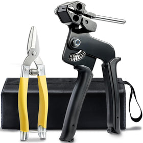 KTDSFA stainless steel zip tie gun for fast tightening and clean cutting.
