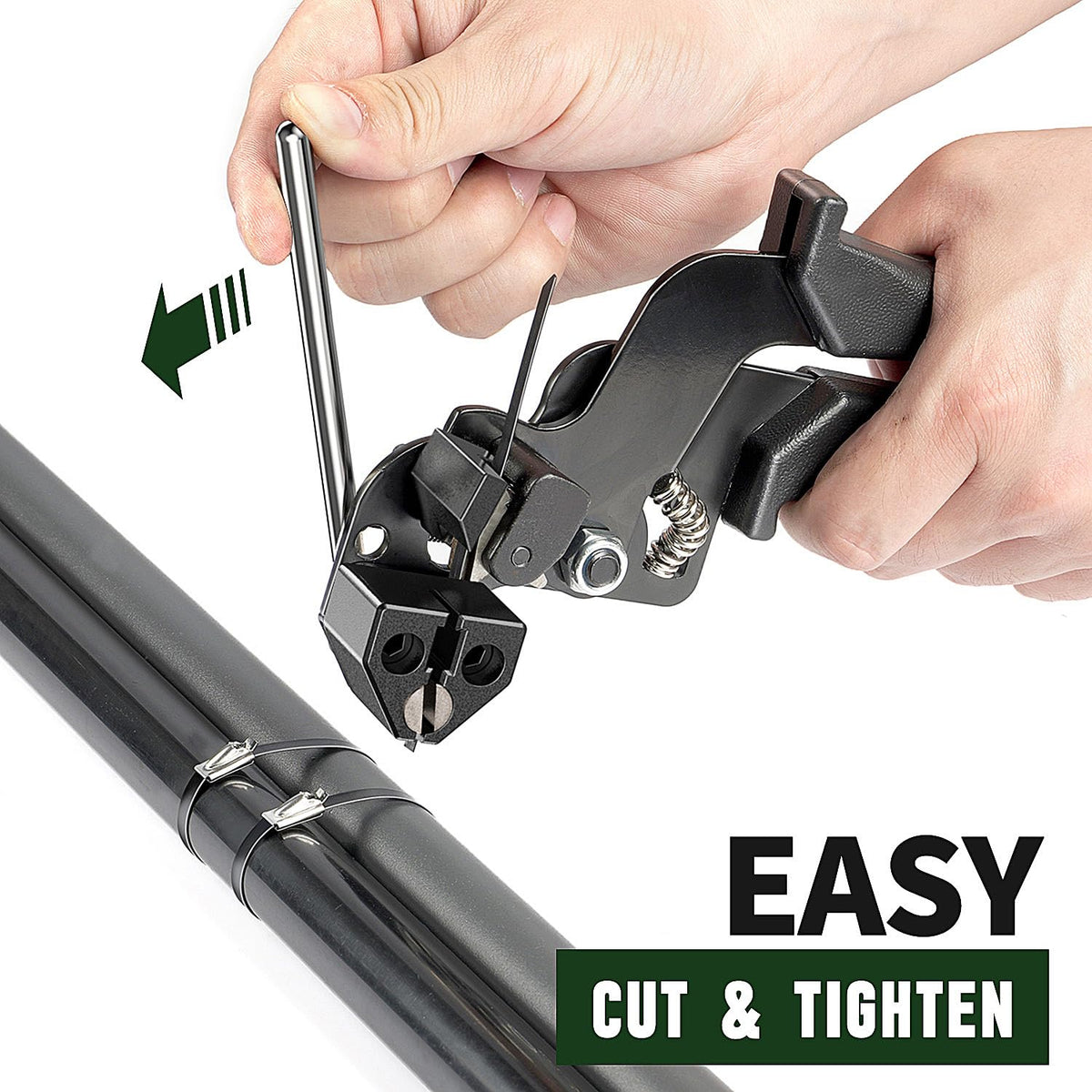 KTDSFA gun held in hand to show scale and one-handed ergonomic comfort benefit