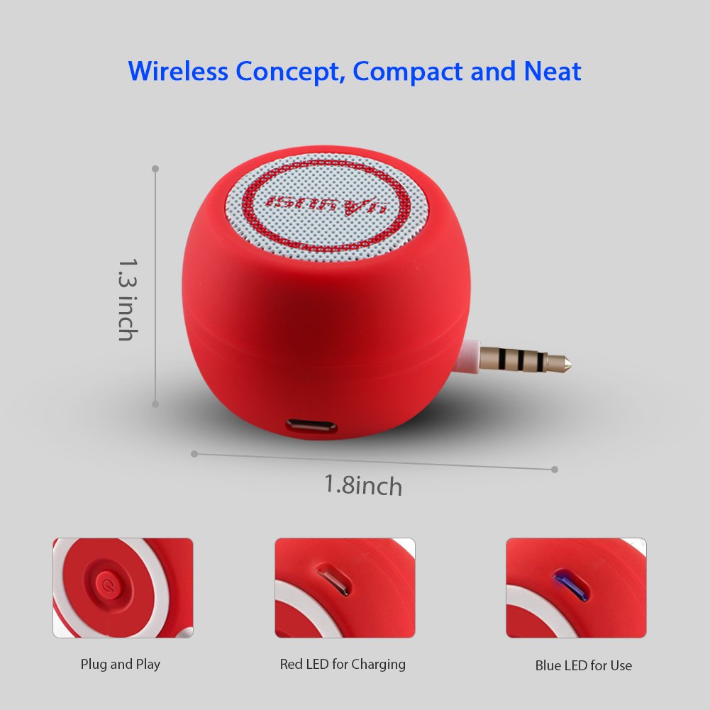 KTech A5 side view emphasizes slim profile for portable use anywhere.