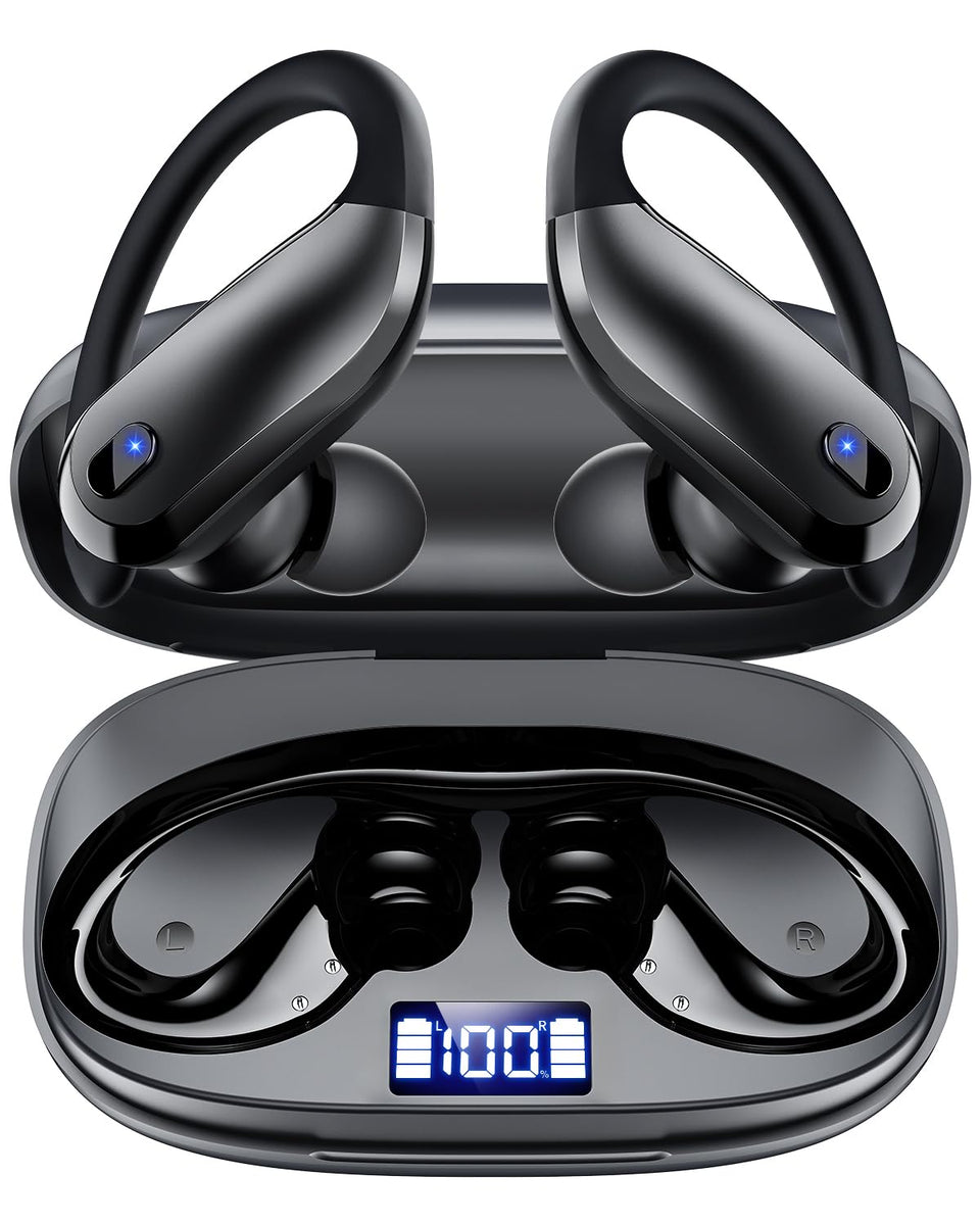 KTGEE Earbuds case open for portable charging on the go.