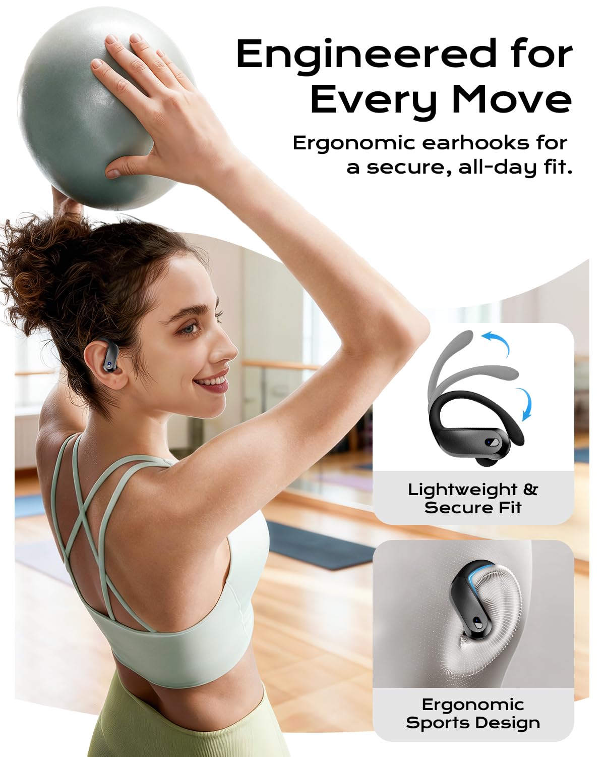 KTGEE Built-in mic enables crisp hands-free calls.