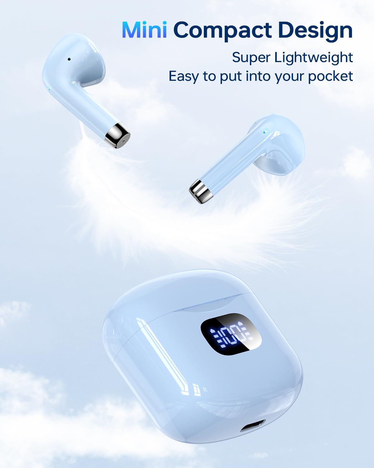 KTGEE T08 ergonomic design earbuds for long listening sessions.
