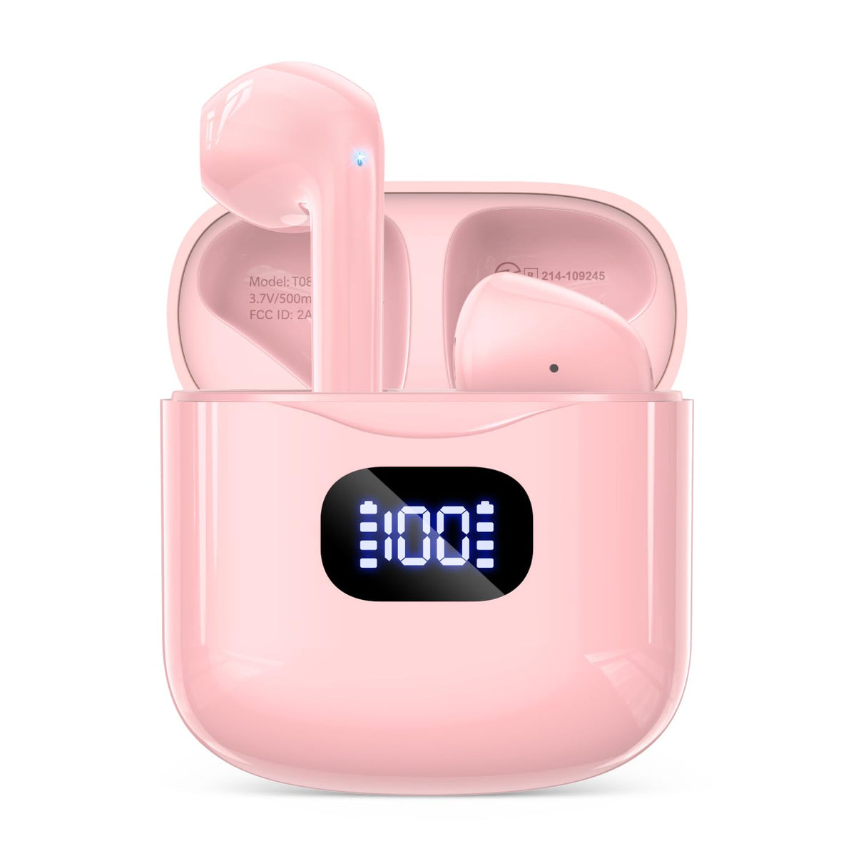 KTGEE T08 earbuds with lightweight 3.9g design for all-day comfort