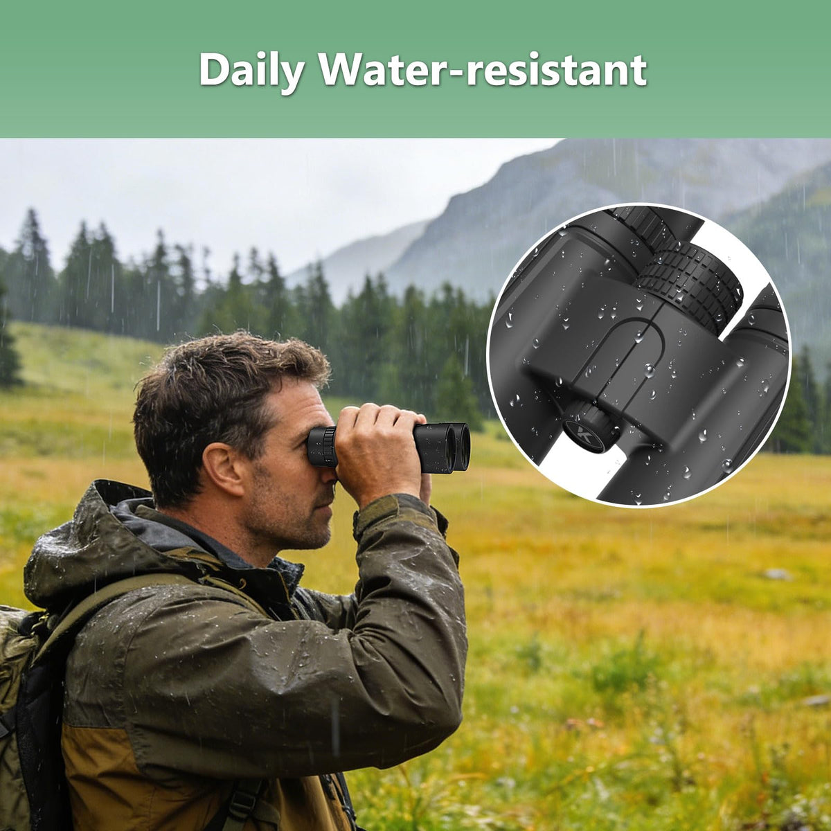 KTTREY held in hand to show lightweight 1.34 lb portability benefit