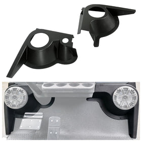 KUAFU front view of speaker pods showing clean factory-fit look and easy installation