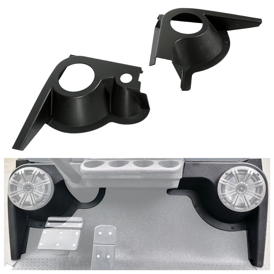 KUAFU front view of speaker pods showing clean factory-fit look and easy installation
