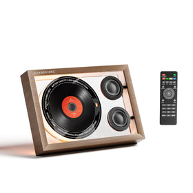 KUANGXIANG retro-frame-front display highlights vintage design with CD playback.